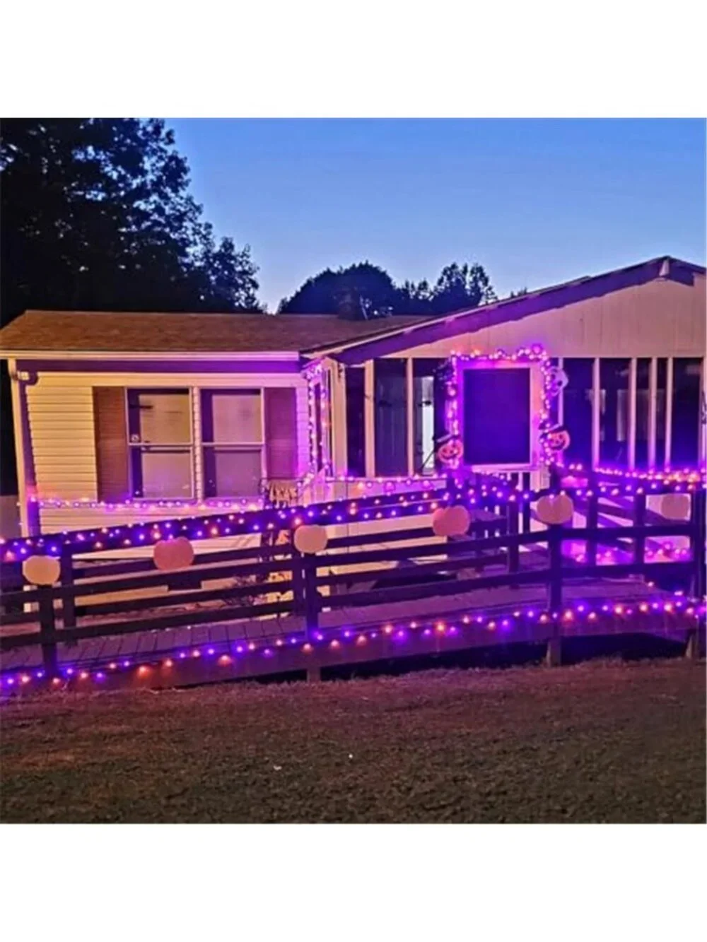 Bright 164 FT 500 LED Halloween String Lights Waterproof Halloween